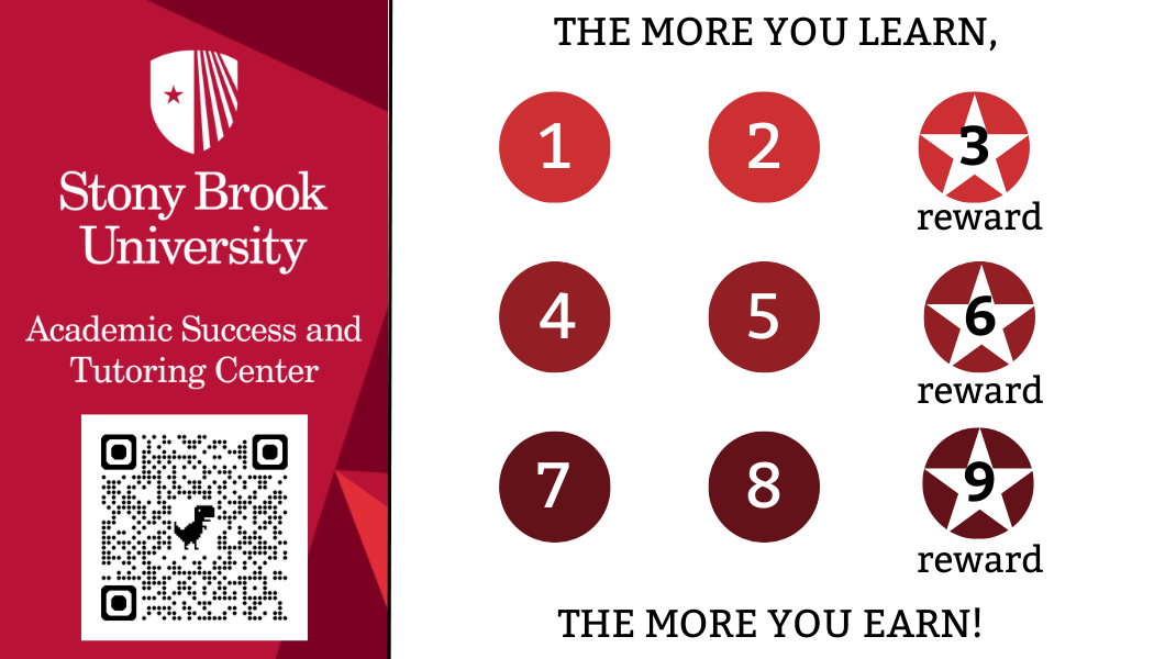 Picture of the red and white punch card being used for the promotion