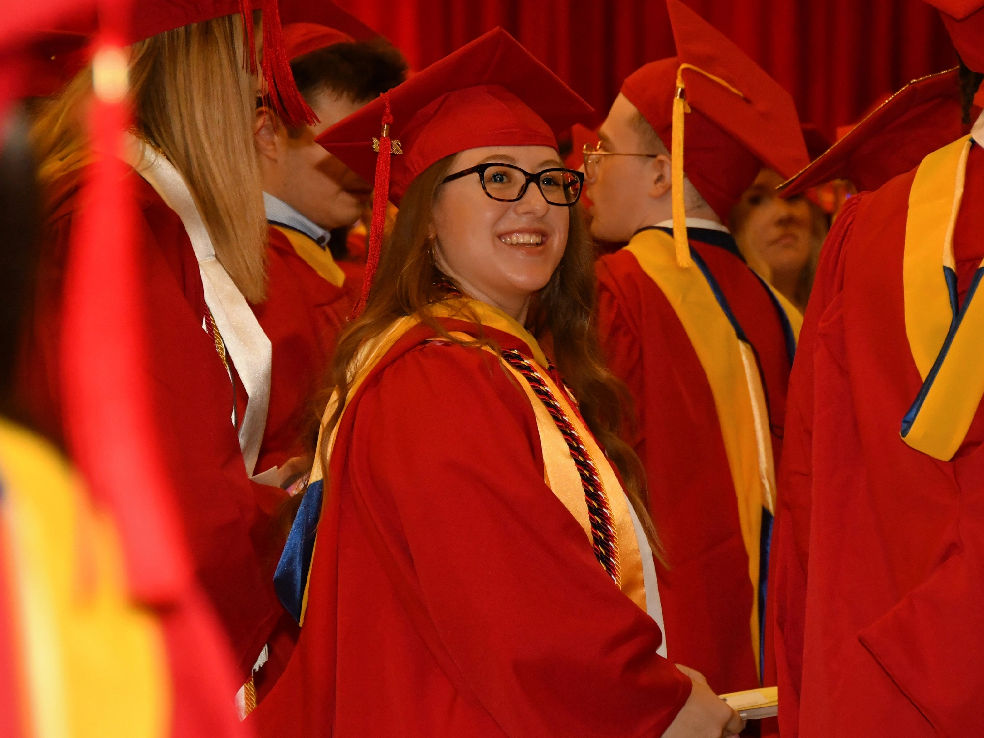 Stony Brook university College of BUsiness students at convocation