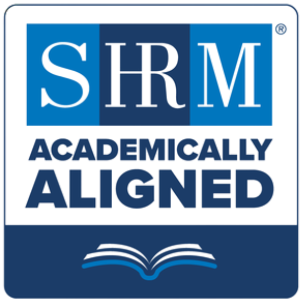 Badge icon indicating alignment with SHRM standards